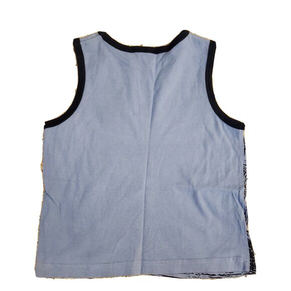 Lot of 3 Carter's Just Friends River Trader Boys Shirts Size 5 Blue Sleeveless - Picture 3 of 12